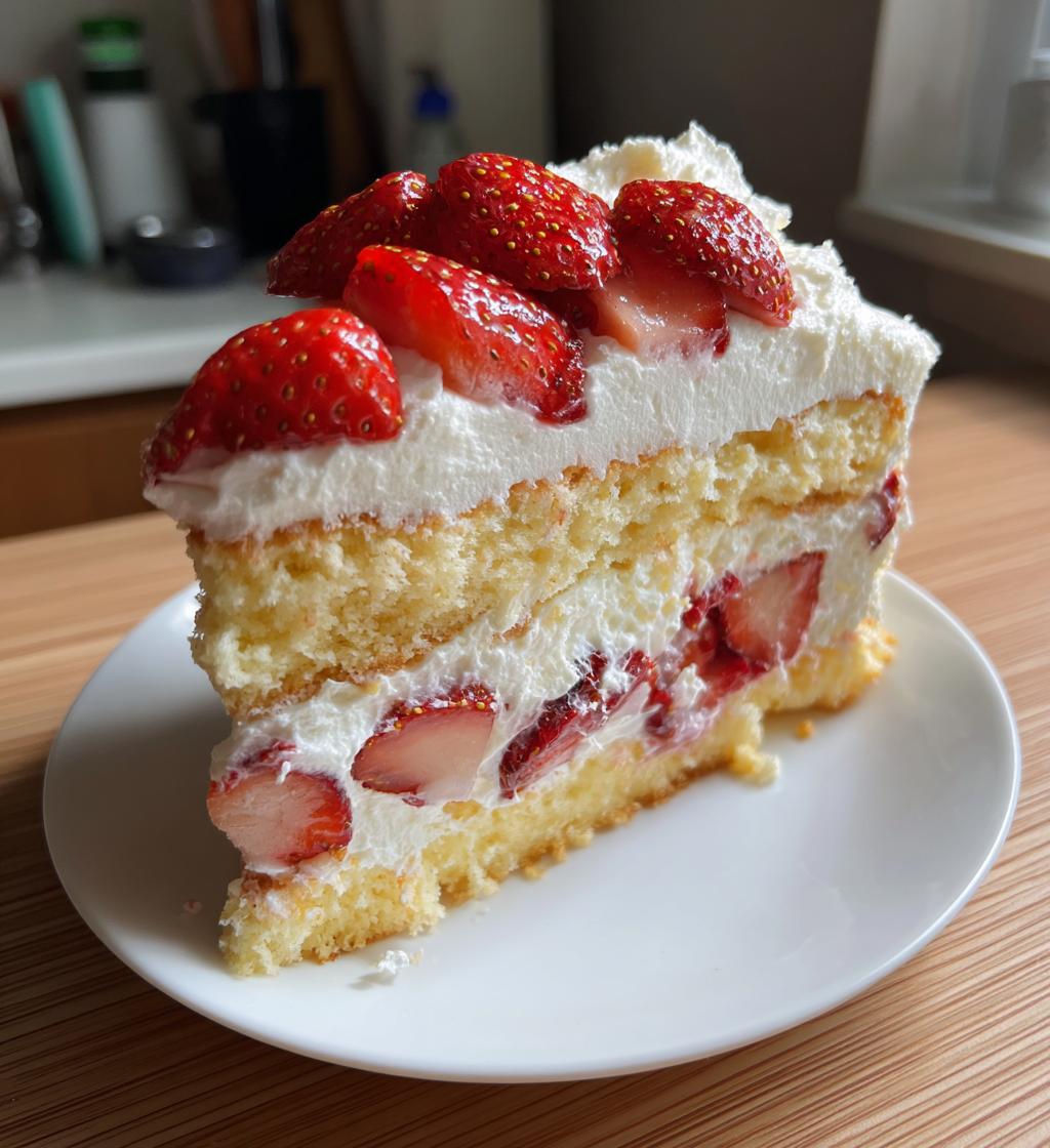 Erdbeer Sahnekuchen Kuchen
