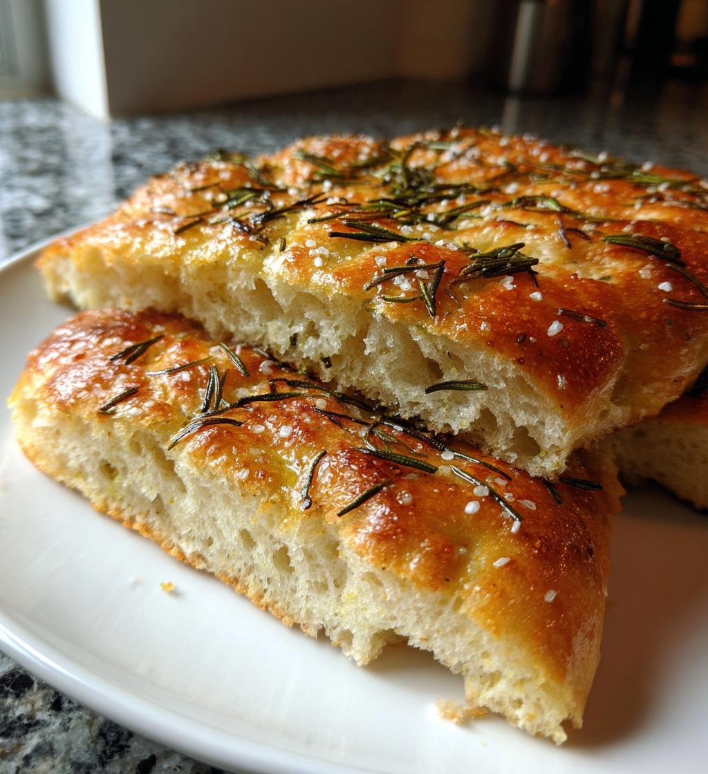 Perfekte Focaccia mit nur 5 Zutaten – Einfacher Genuss!