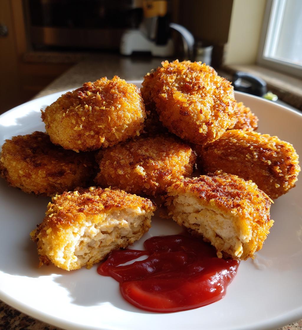 Knusprige Chicken Nuggets aus der Heißluftfritteuse in 30 Minuten