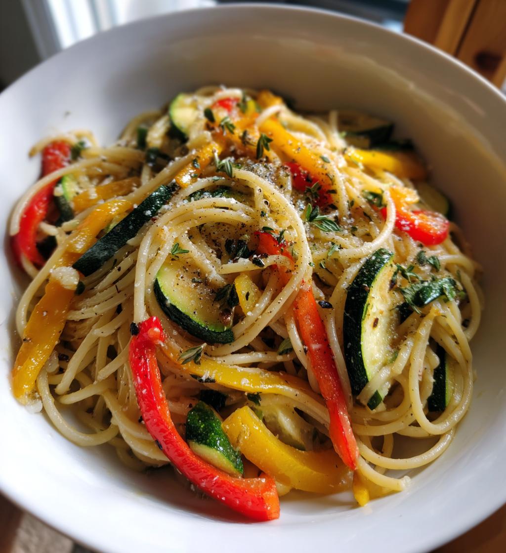 Frühlings Pasta mit Gemüse - Schnell & Lecker in 25 Minuten