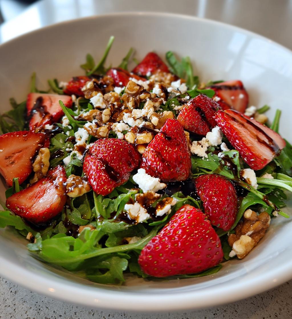Verlockender Frühlingssalat mit Erdbeeren – fertig in nur 10 Minuten