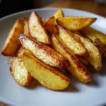 Gebackene Kartoffeln aus der Heißluftfritteuse