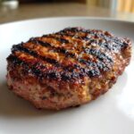 Gefrorene Hamburger Patties in der Heißluftfritteuse