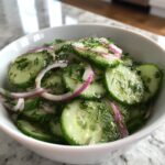 Knackiger Gurken Dill Salat – Erfrischend leicht für den Sommer