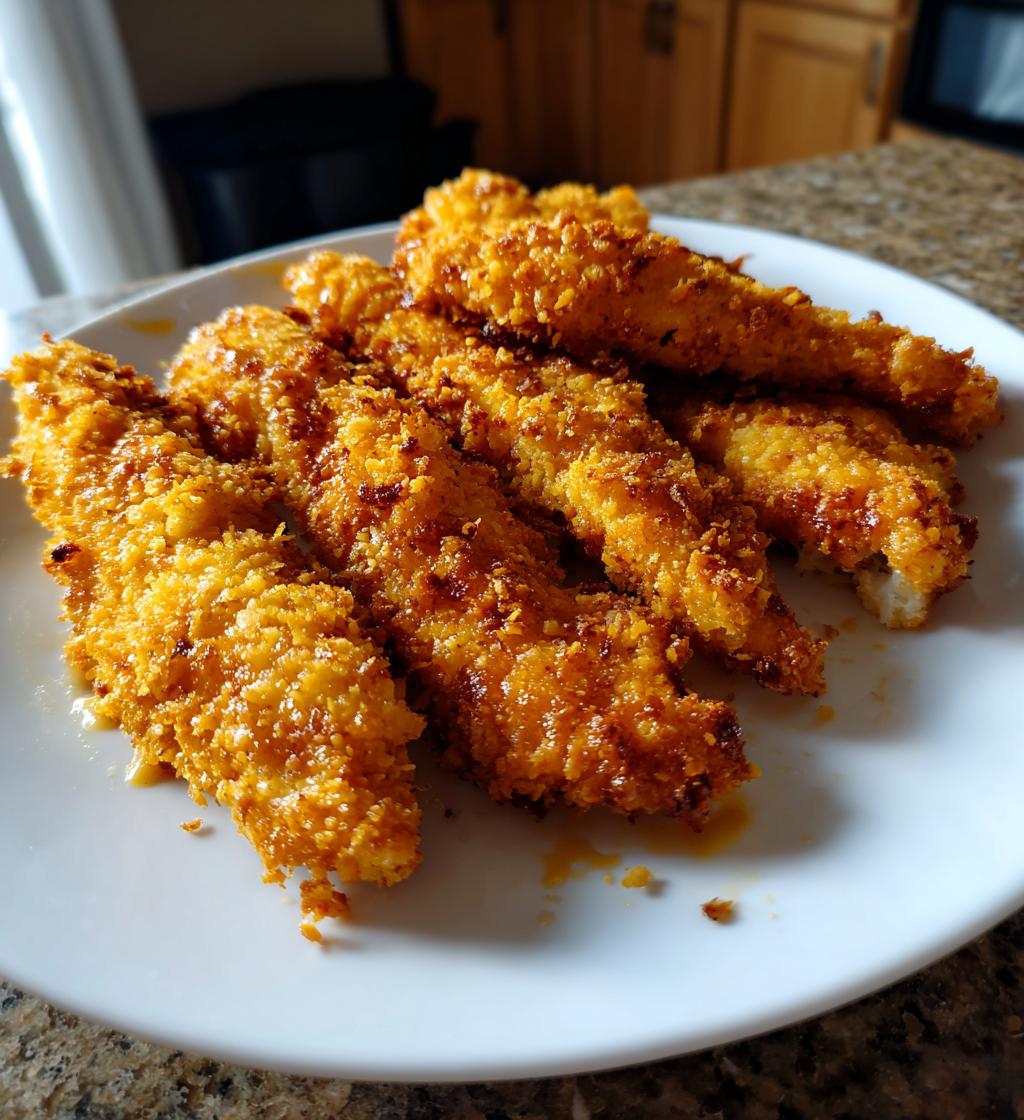 Knusprige Chicken Tenders aus der Heißluftfritteuse - Schnell & Lecker!