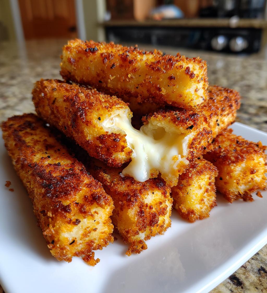 Knusprige Mozzarella Sticks - Der perfekte Snack für jeden Anlass!