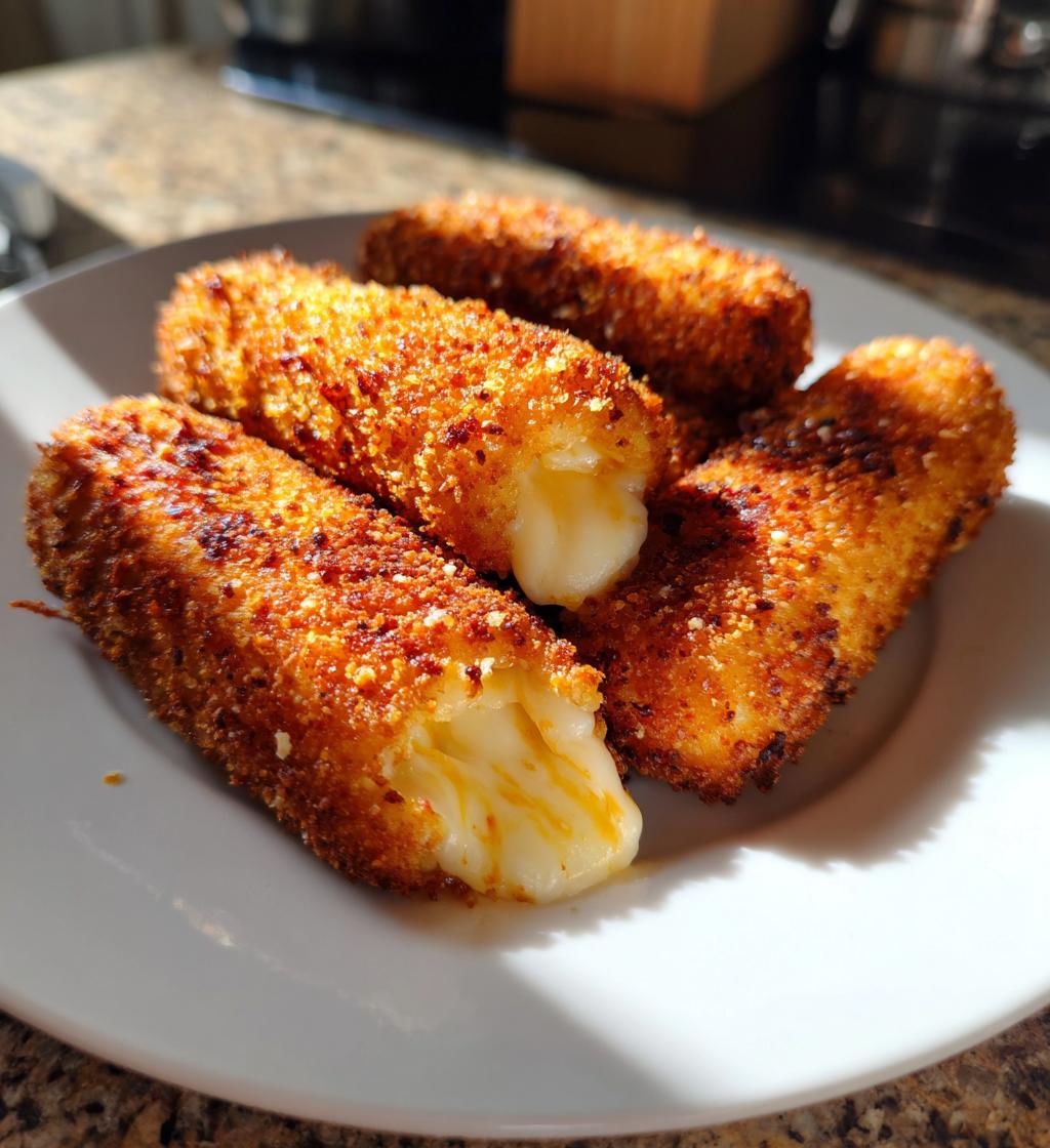 Knusprige Mozzarella Sticks mit extra Käsefüllung – in nur 20 Minuten!