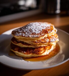 Pfannkuchen aus der Heißluftfritteuse