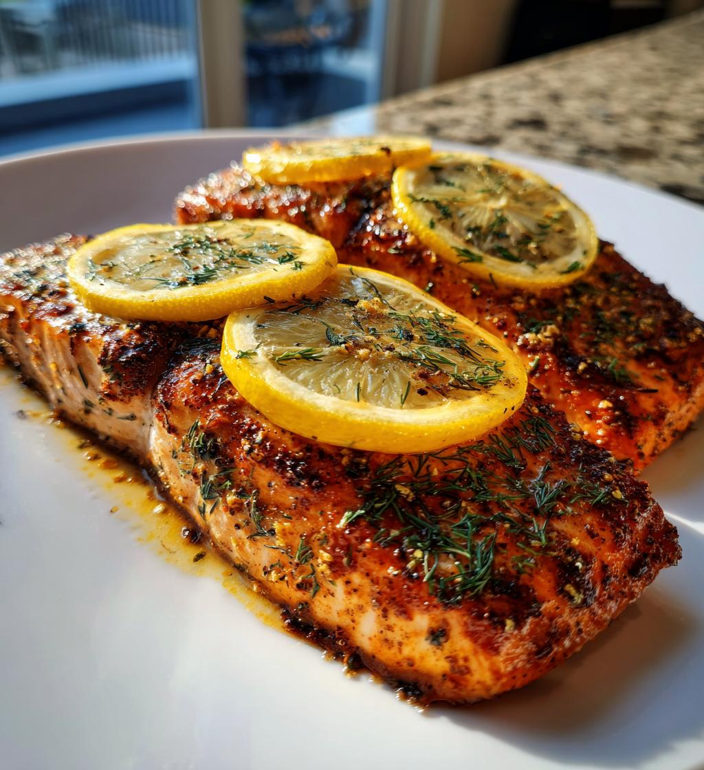 Saftiger Gegrillter Lachs mit Zitrone – 20-Minuten-Wunder