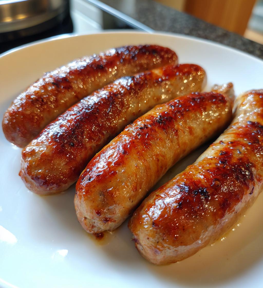 Knusprige Würstchen aus der Heißluftfritteuse in 15 Minuten