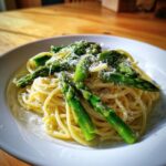 grüner spargel rezept nudeln