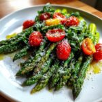 grüner spargel salat