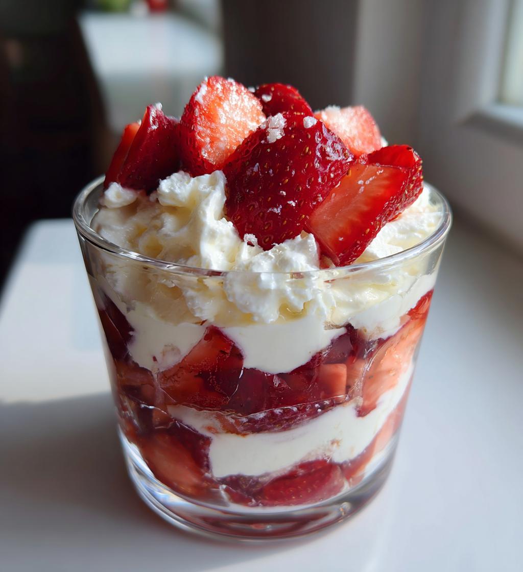 Blitzschneller Nachtisch mit Erdbeeren in 15 Minuten