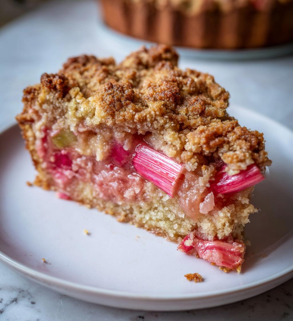 Perfekter R相的rabarber-Streuselkuchen: Omas beste 35-Minuten-Rezept