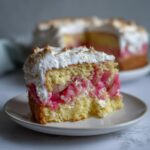 rhabarberkuchen mit baiserhaube