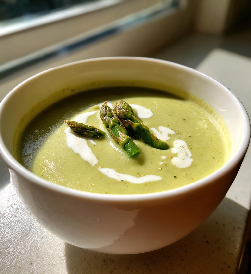 Cremige Spargelcremesuppe in nur 30 Minuten – himmlisch einfach