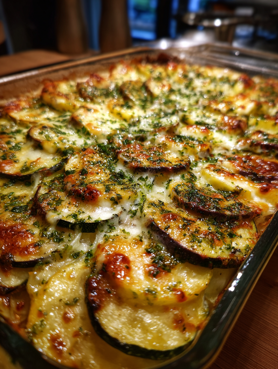 Leckeres Auberginen-Zucchini-Gratin mit Kräuterstreuseln: Rezept Aubergine Zucchini — rezept aubergine zucchini