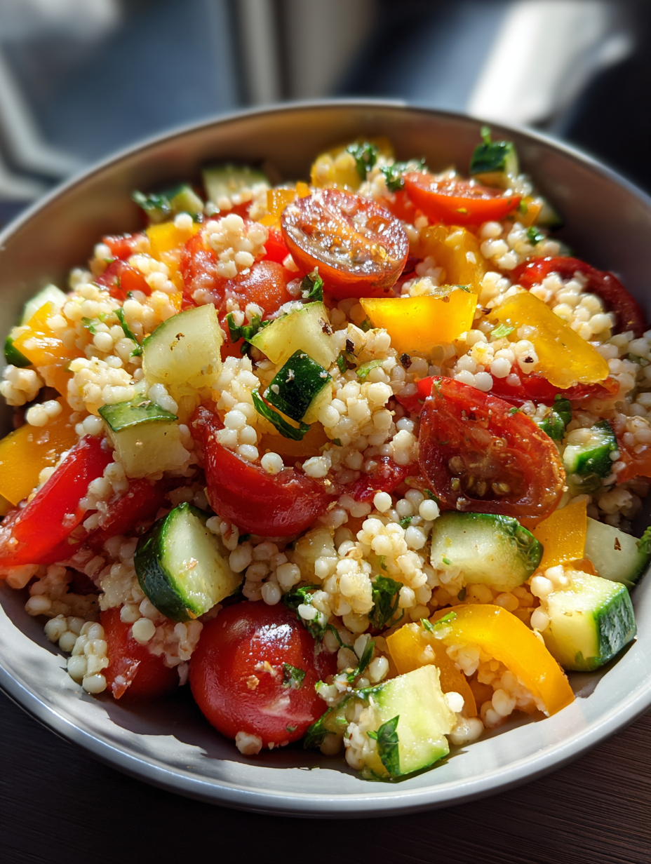 Bulgursalat mit frischem Gemüse: Einfaches Bulgur Salat Rezept — bulgur salat rezept