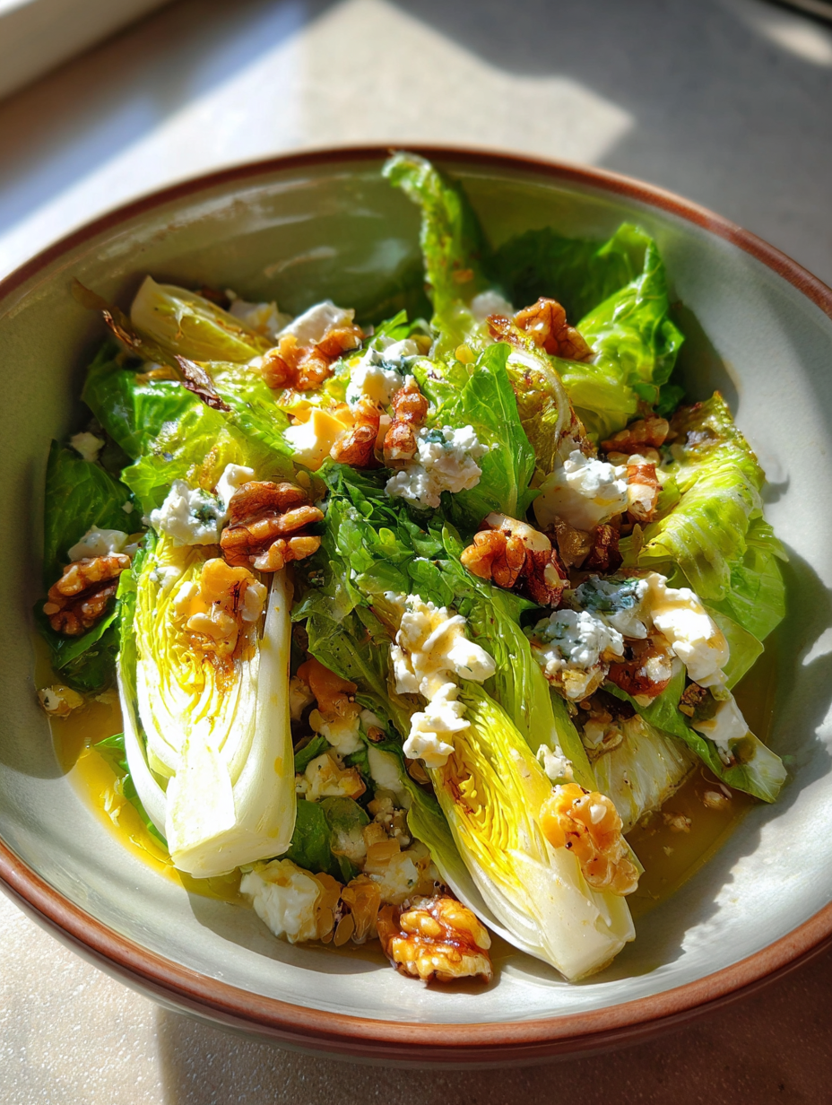 Delicious Chicorée-Salat mit Nüssen: Ein chicoree salat rezept