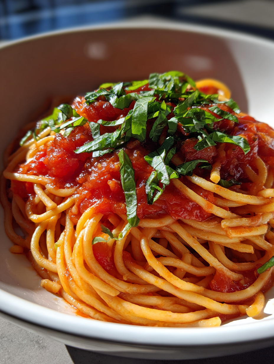 Einfache Pasta mit Tomatensauce: einfache rezepte für anfänger