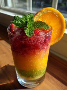 Fruchtiger Slush Eis Cocktail – Einfache slush eis rezepte