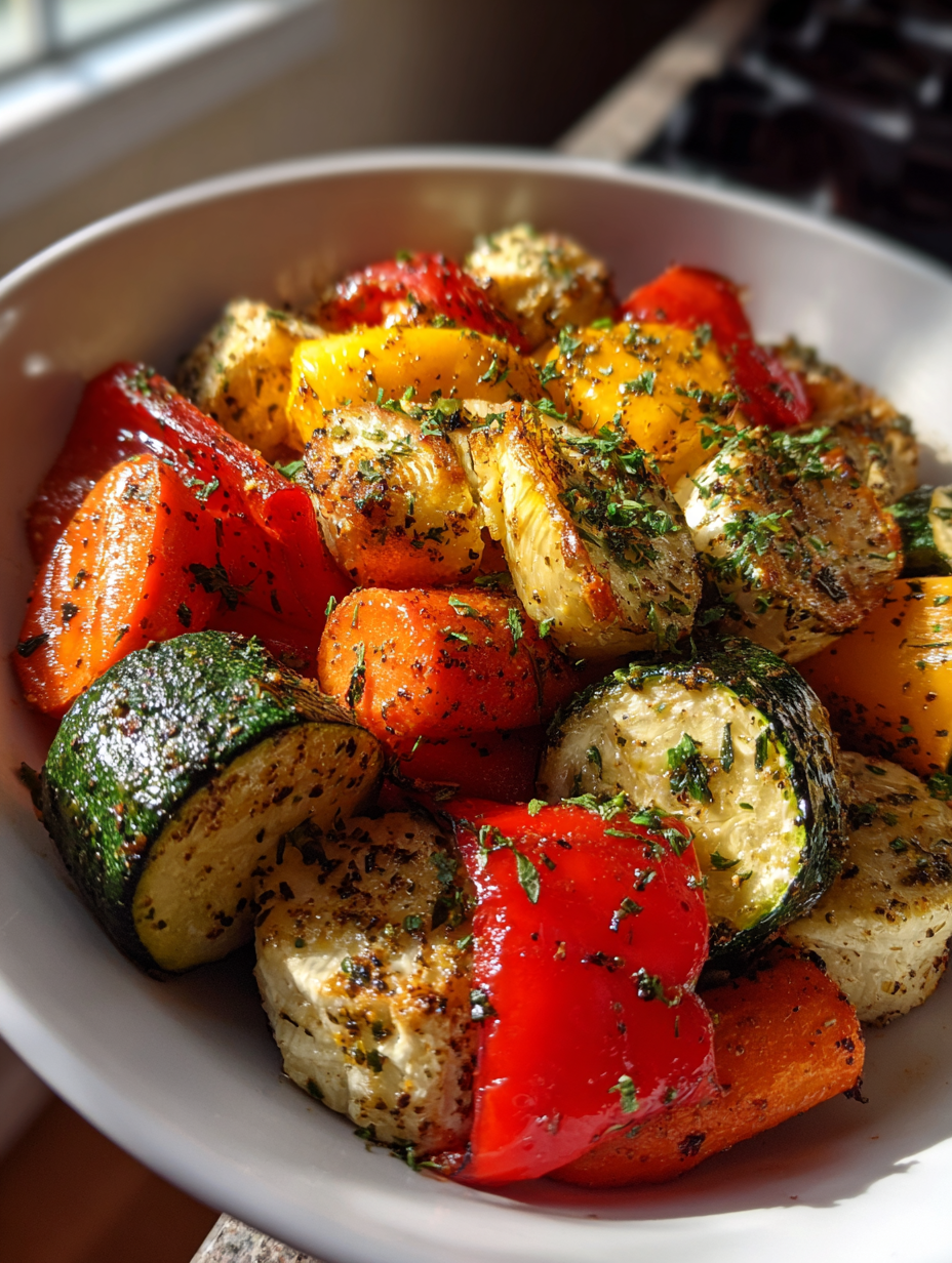 Knusprige Luftfritteuse Gemüse-Mischung: Easy airfryer rezepte gemüse