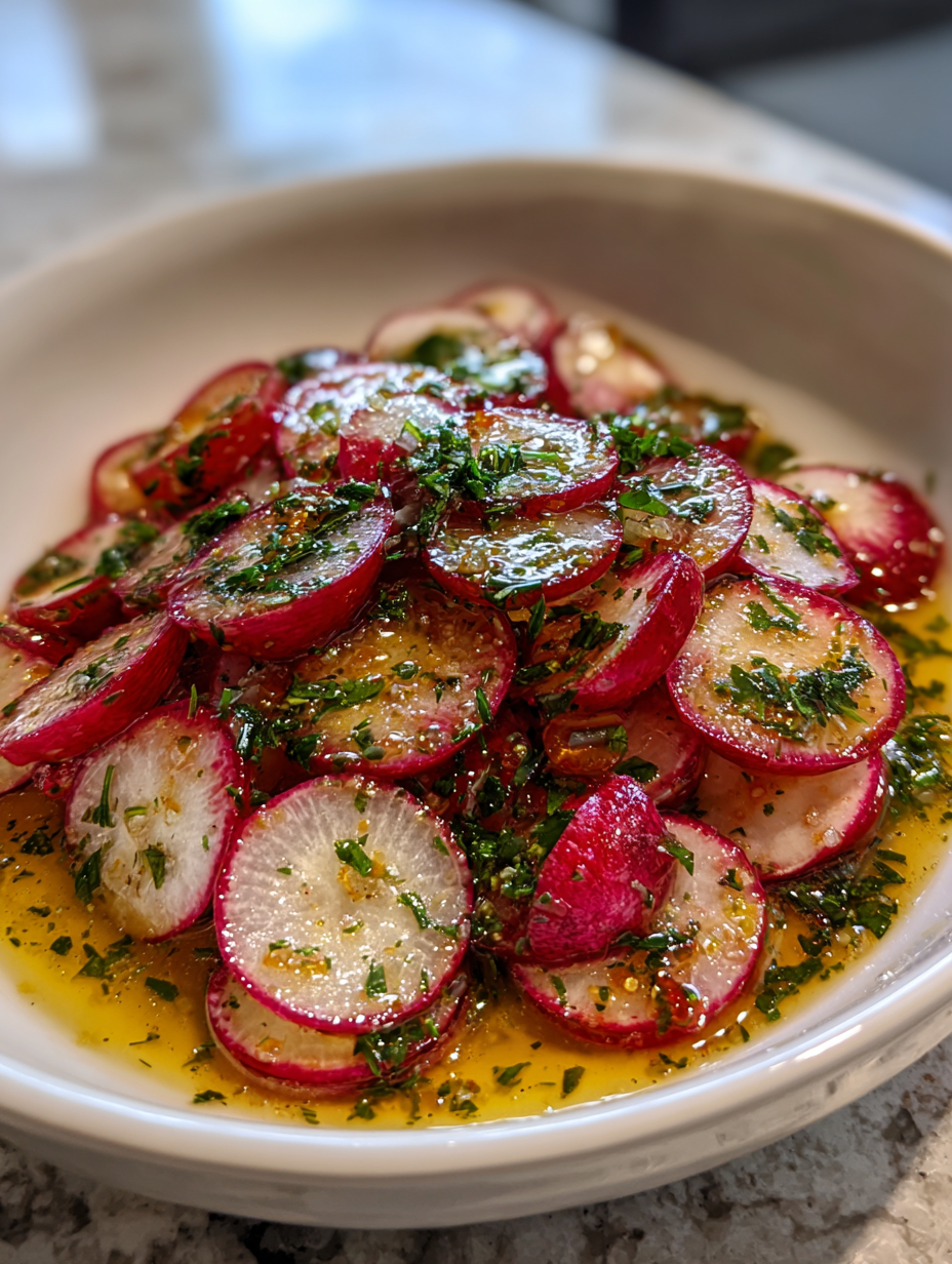 Rettichsalat mit Honig-Senf-Dressing – Einfaches rettich rezept salat