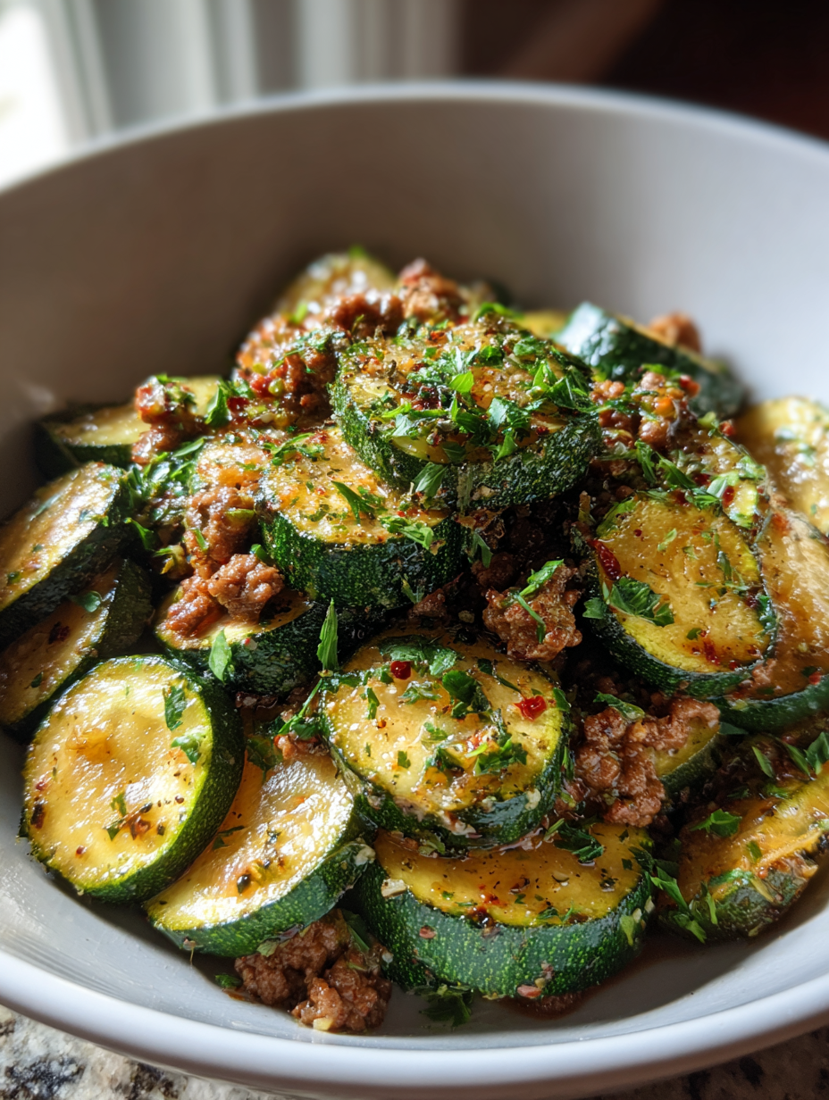 Zucchini-Hackfleisch-Pfanne mit Kräutern: Rezept Zucchini Hackfleisch Pfanne — rezept zucchini hackfleisch pfanne