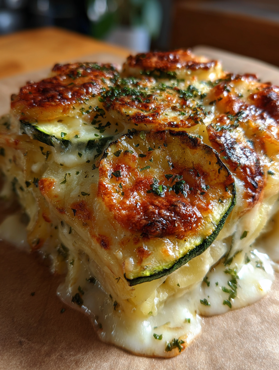 Zucchini-Kartoffel-Gratin mit Käse und Kräutern: Rezepte Zucchini Kartoffel — rezepte zucchini kartoffel