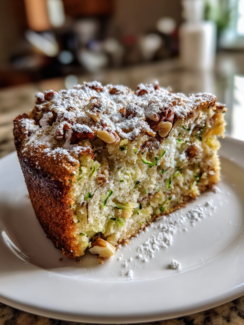 Zucchini-Schokoladenkuchen: Ein einfaches zucchini kuchen rezept