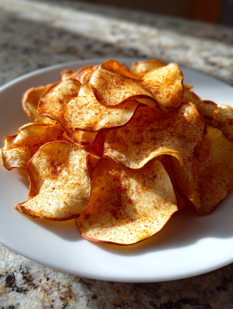Airfryer Apfelchips mit Zimt: Einfaches Rezept für knusprigen Genuss