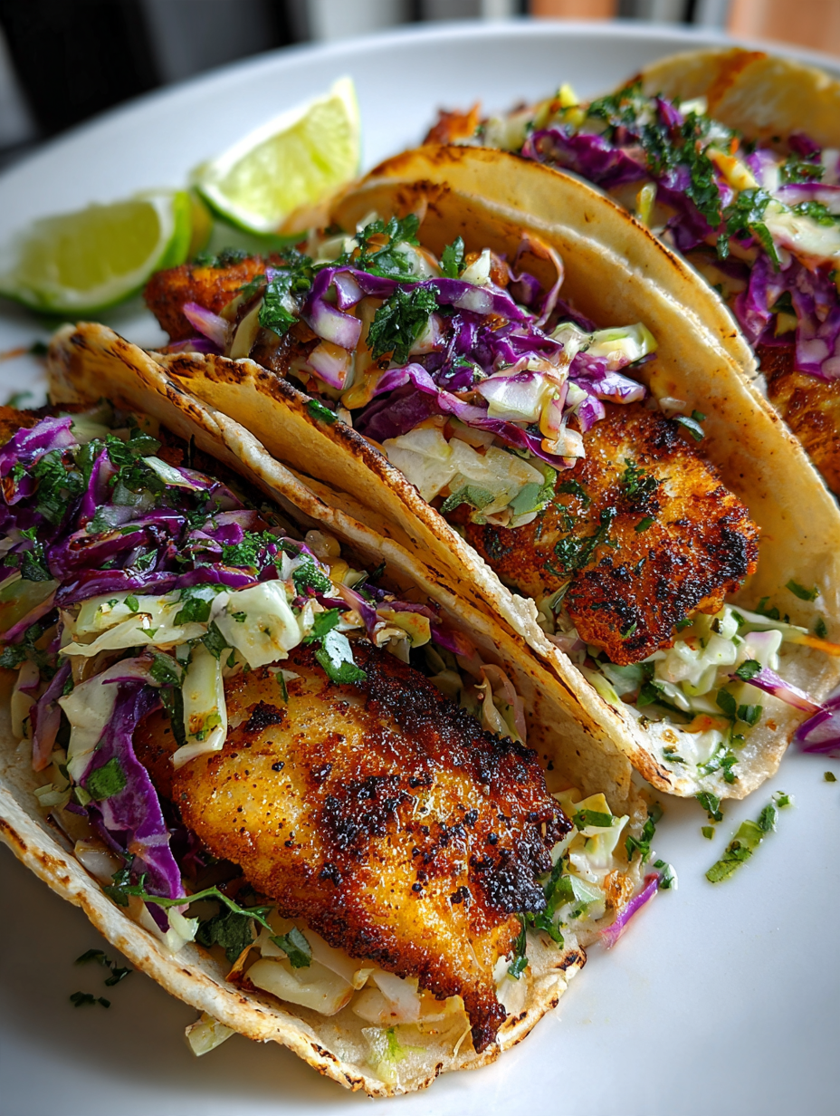 Airfryer Fischtacos mit Krautsalat: Ein einfaches und leckeres Rezept