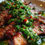 Airfryer Flank Steak mit Chimichurri: Einfaches Rezept für Genuss