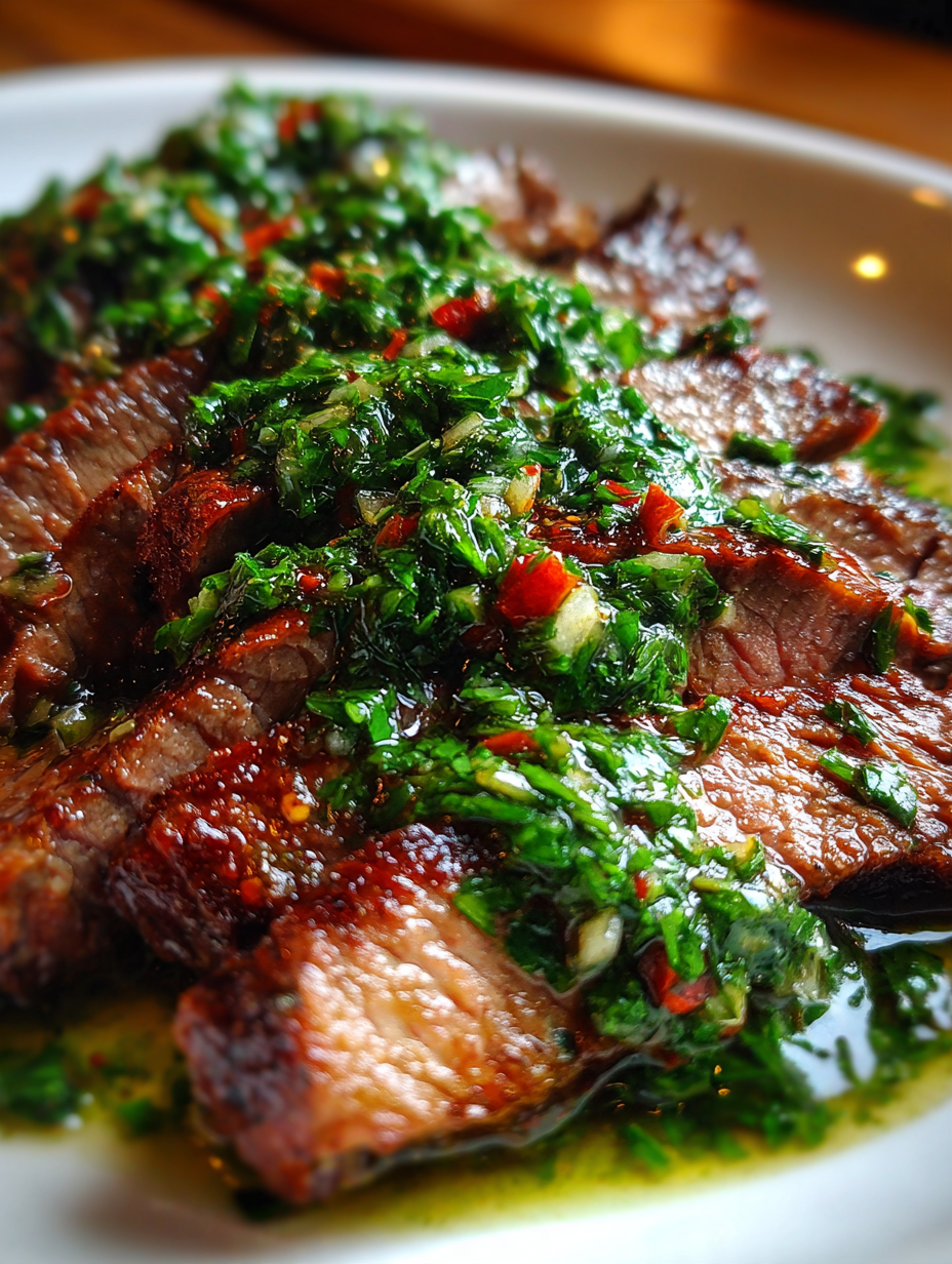 Airfryer Flank Steak mit Chimichurri: Einfaches Rezept für Genuss