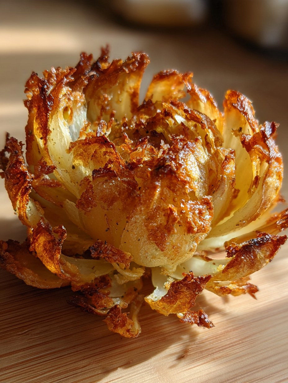 Airfryer Frittierte Zwiebel (Blooming Onion): Einfach und lecker zubereitet