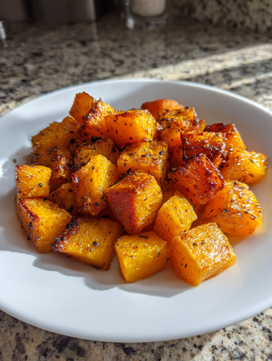 Airfryer Geröstetes Butternusskürbis: Einfach und köstlich zubereitet