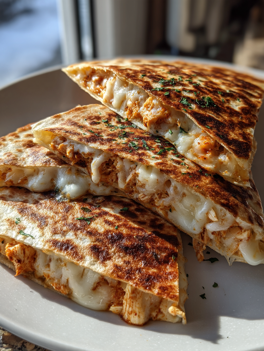 Airfryer Hähnchen-Quesadillas: Leckere, knusprige Füllung genießen
