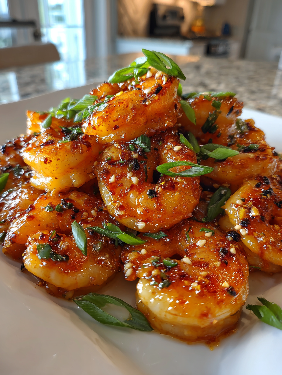 Airfryer Honig-Knoblauch-Garnelen: Einfach und lecker zubereitet