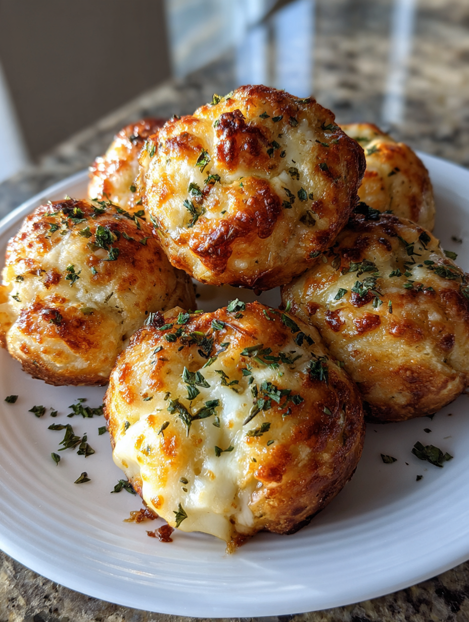Airfryer Käse-Knoblauch-Knoten: Einfach unwiderstehlich und lecker