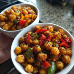 Airfryer Kichererbsen – Gesunder Snack: Krosse Kichererbsen mit Paprika