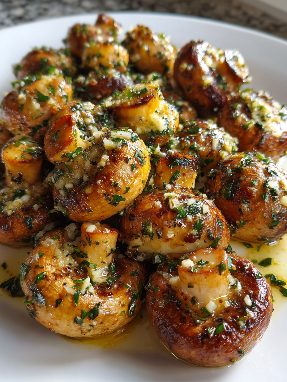 Airfryer Knoblauchbutter-Champignons: Einfach und köstlich zubereitet