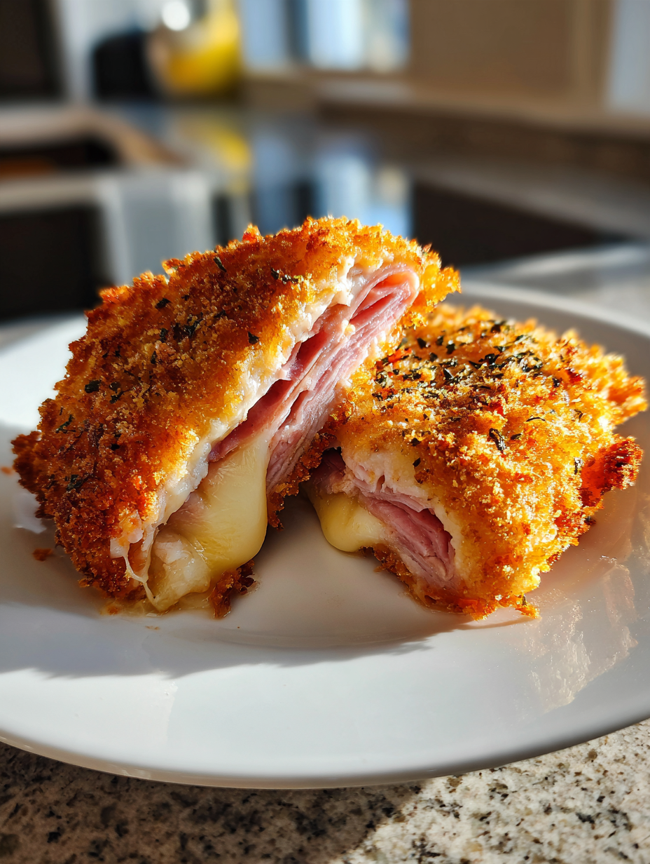 Airfryer Knuspriges Cordon Bleu: Einfach und köstlich zubereitet