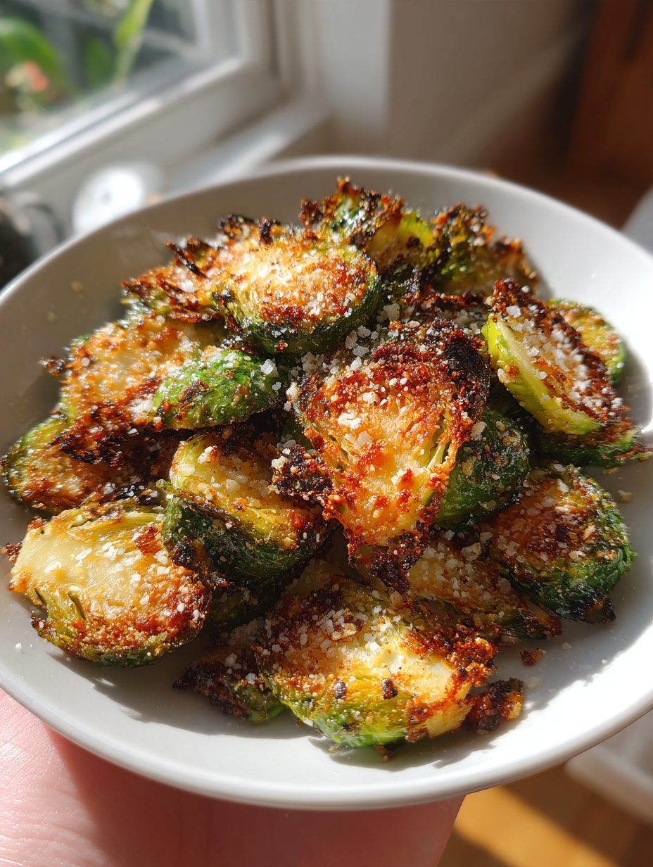 Airfryer Rosenkohl-Chips: Einfach leckere knusprige Snacks