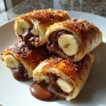 Airfryer Schoko-Bananen-Röllchen: Einfach und köstlich zubereitet