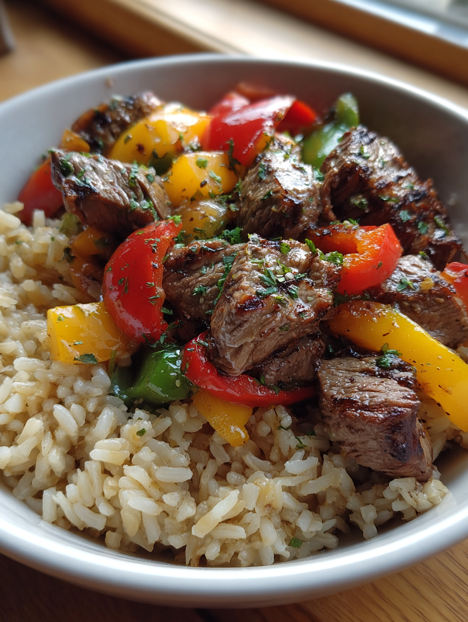 Airfryer Steak-Fajita-Bowls: Ein einfaches, köstliches Rezept