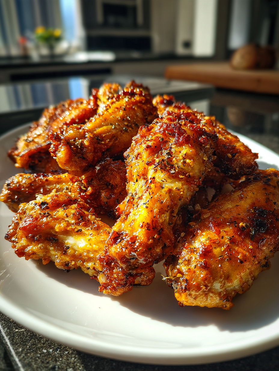 Airfryer Zitronenpfeffer-Flügel: Ein einfaches und würziges Rezept