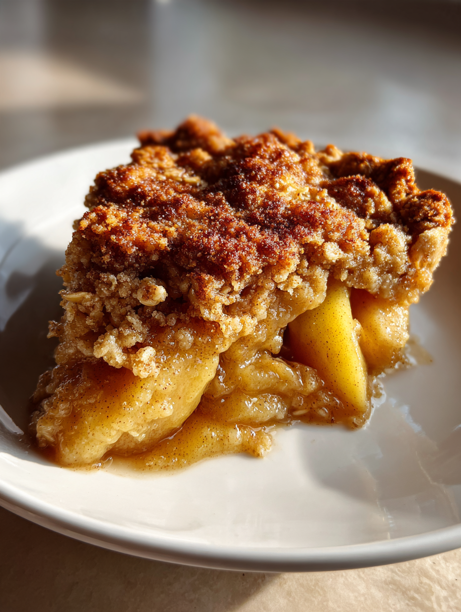 Apfel-Zimt-Crumble mit Haferflocken: Einfaches und köstliches Dessert
