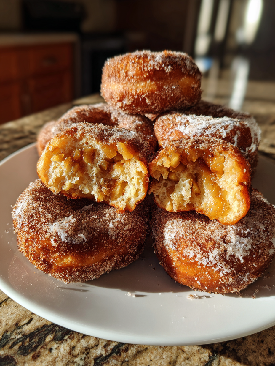 Gebackene Apfelkuchen-Donuts: Leckere und einfache Backfreude