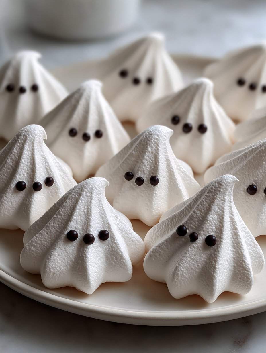 Geister-Baiser-Kekse für Halloween: Einfach himmlische Süßigkeiten