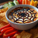 Halloween Spinnennetz-Dip Rezept: Ein einfaches und schauriges Vergnügen